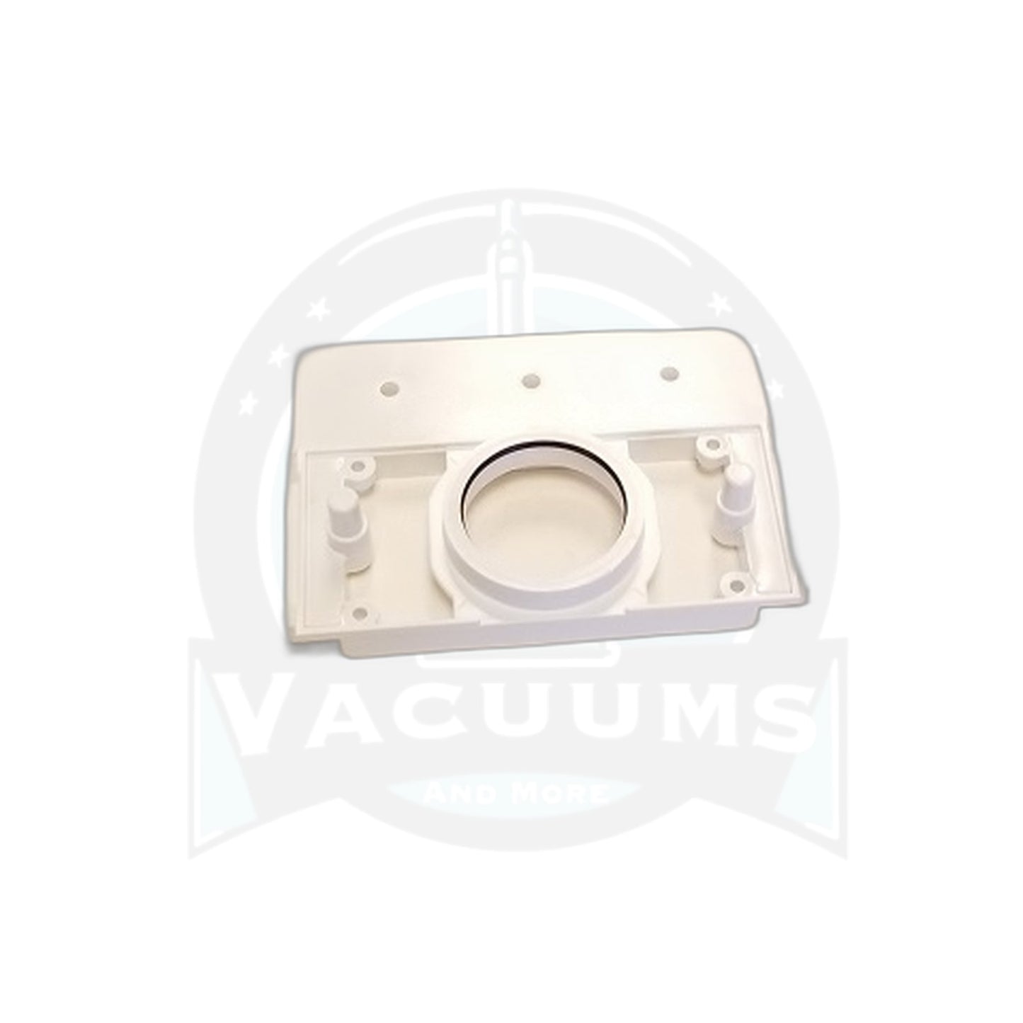Hayden All-Plastic Mounting Plate, 2x3 Stud, White