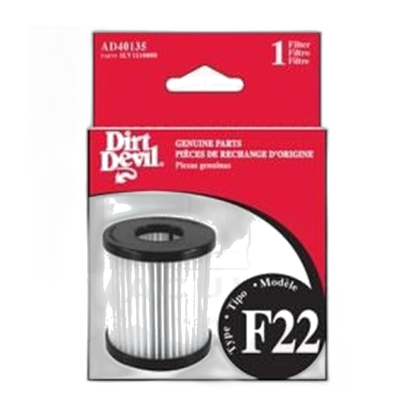 Royal Dirt Devil F22/F26 Filter for UD40000 Series Uprights