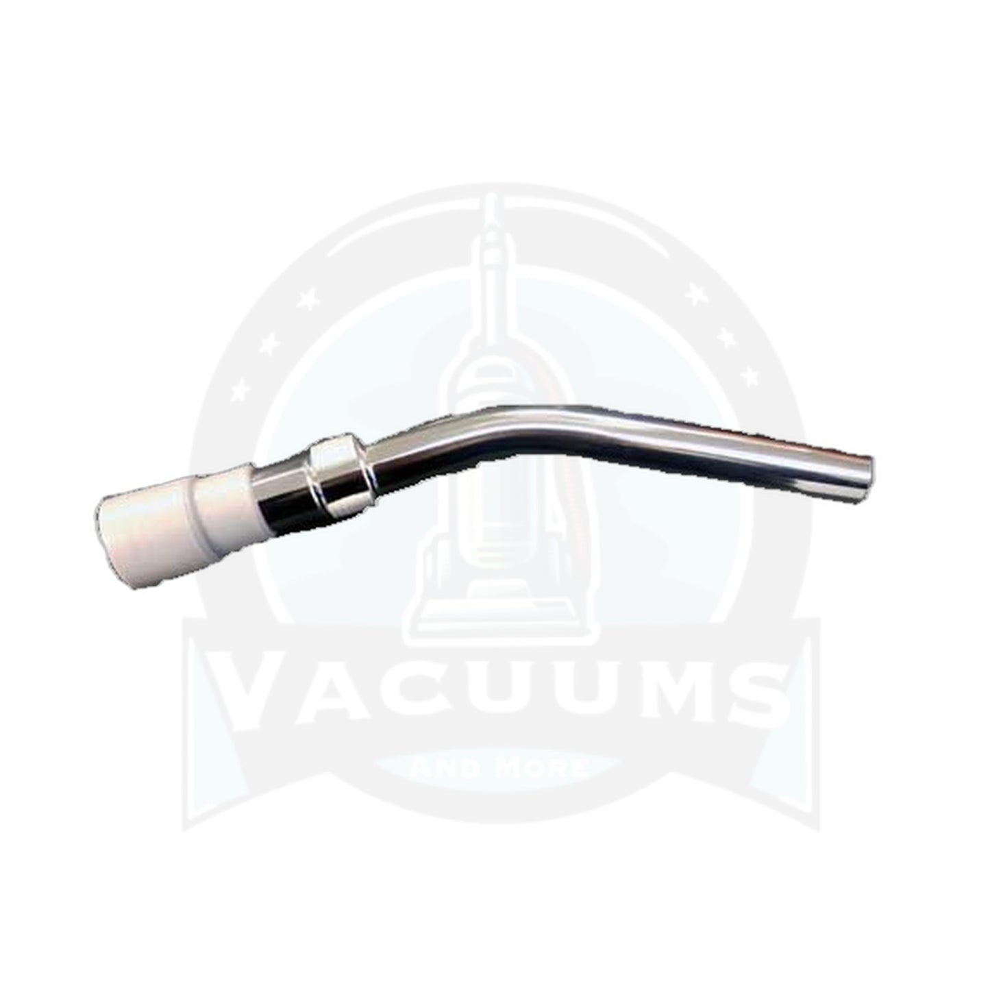Fit All Chrome Curved Button-Lock Hose End, 1-1/4" Cuff & AFR