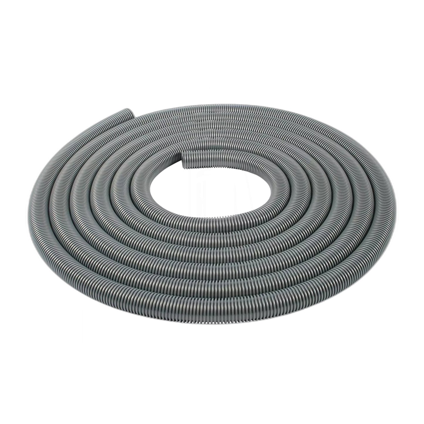 50' x 1-3/8" Crushproof Central Vacuum Hose, Silver