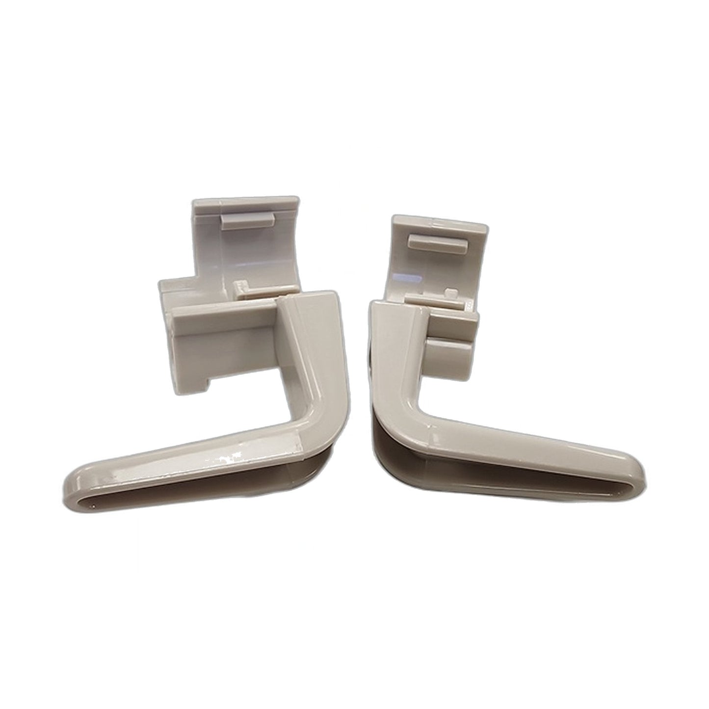 Perfect Upright Commercial Cord Hook Set Upper/Lower No Swivel Gray