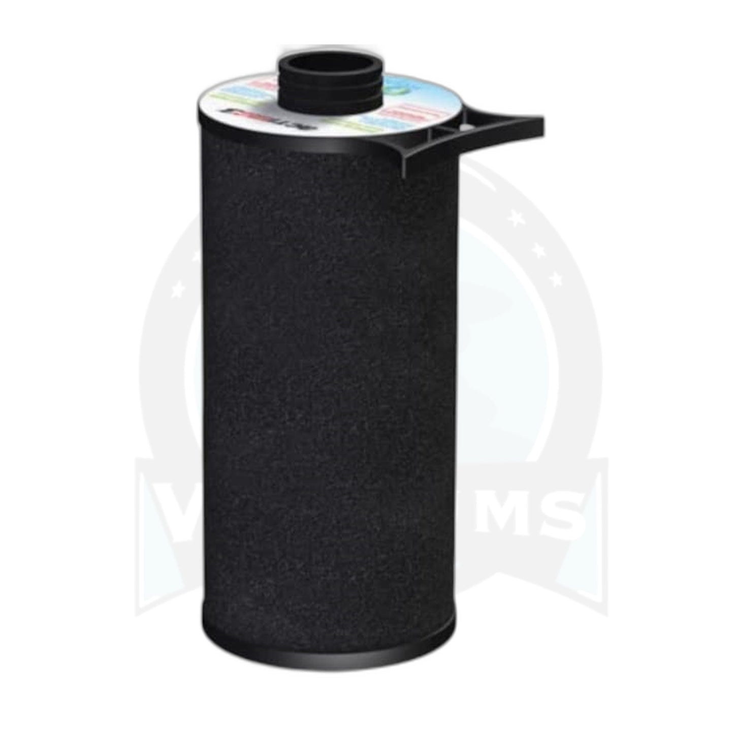 AactiVac 3 Central Vacuum Exhaust HEPA Filter / Muffler, Charcoal