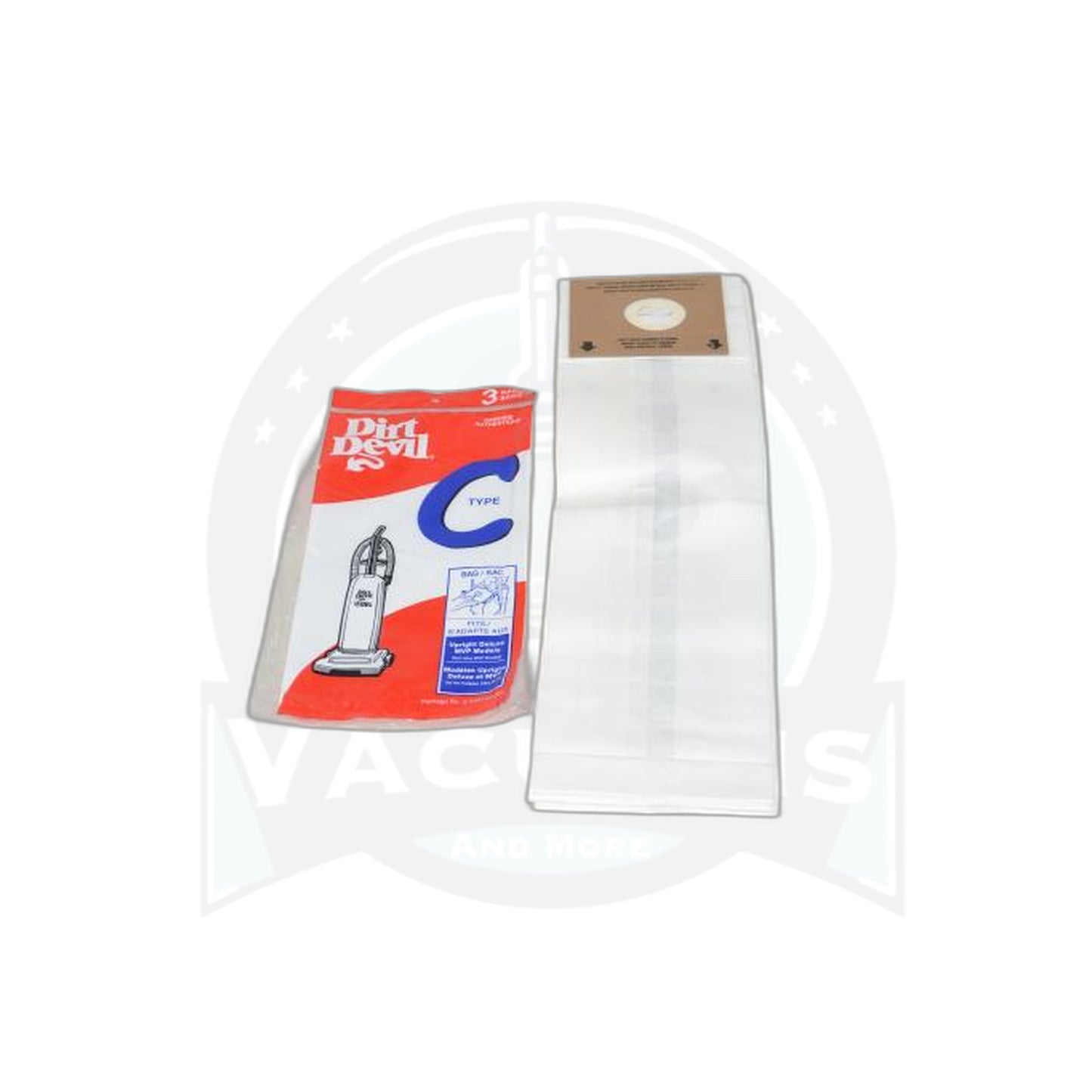 Dirt Devil 7200 Type C Upright Paper Bags - 3 Pack - Dirt Devil