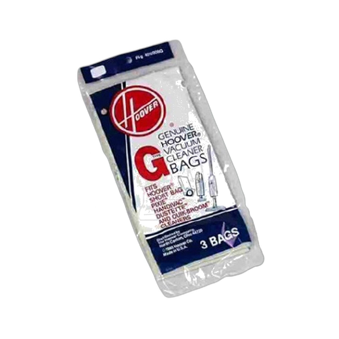 Hoover Type G Original Paper Vacuum Bags Standard 3-Pack
