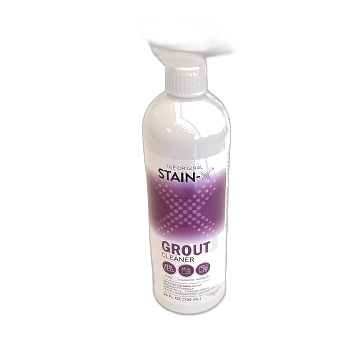 Stain-X Grout Cleaner, 24 oz Spray for Grout, Tile & Natural Stone