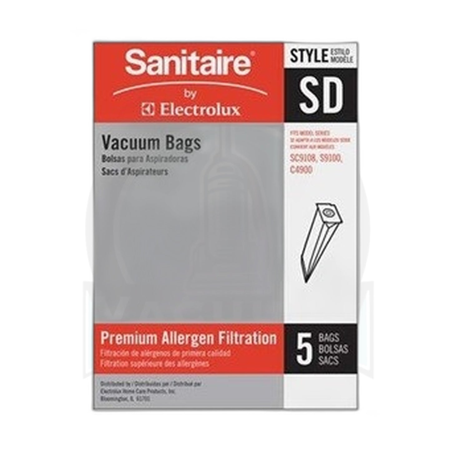 Eureka / Sanitaire Type SD Allergen Vacuum Bags, 5-Pack