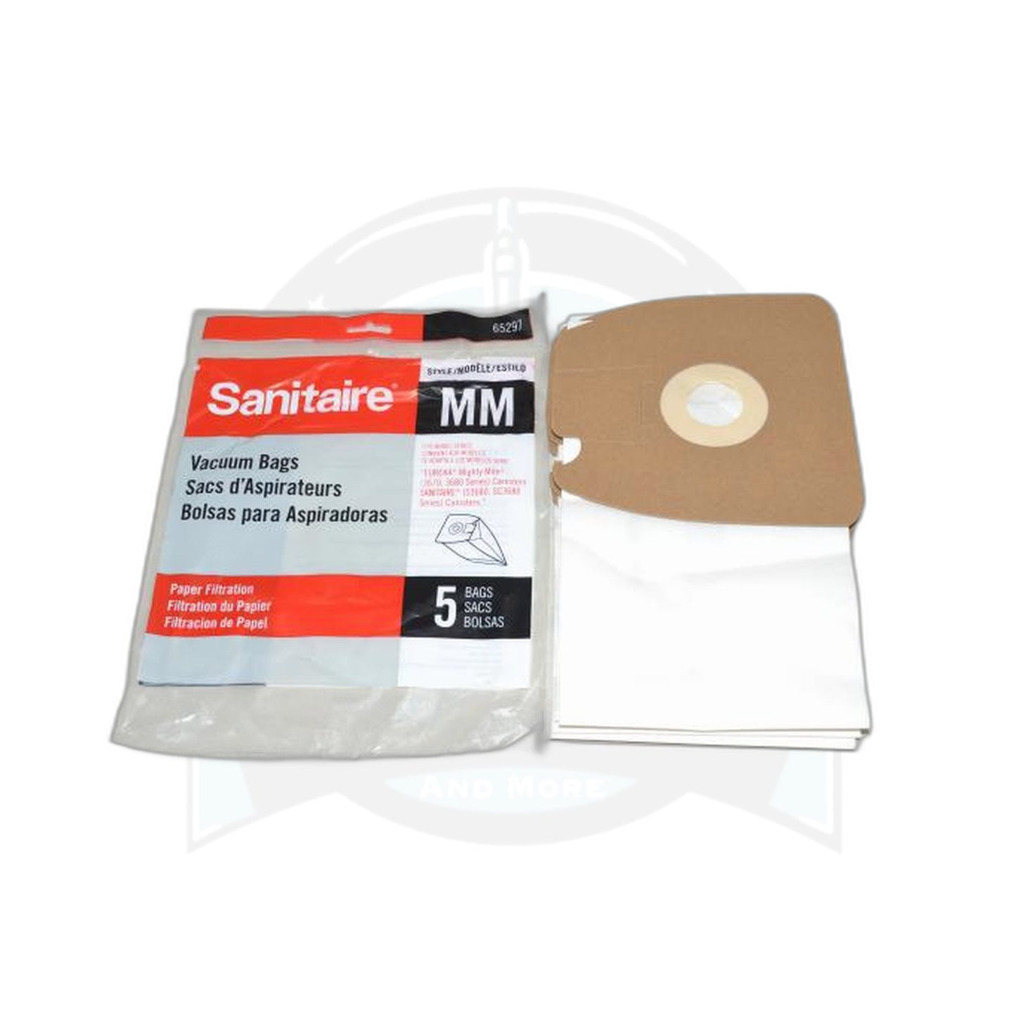 Sanitaire Mighty Mite Paper Bags - 5 Pack, 1-Ply - Sanitaire