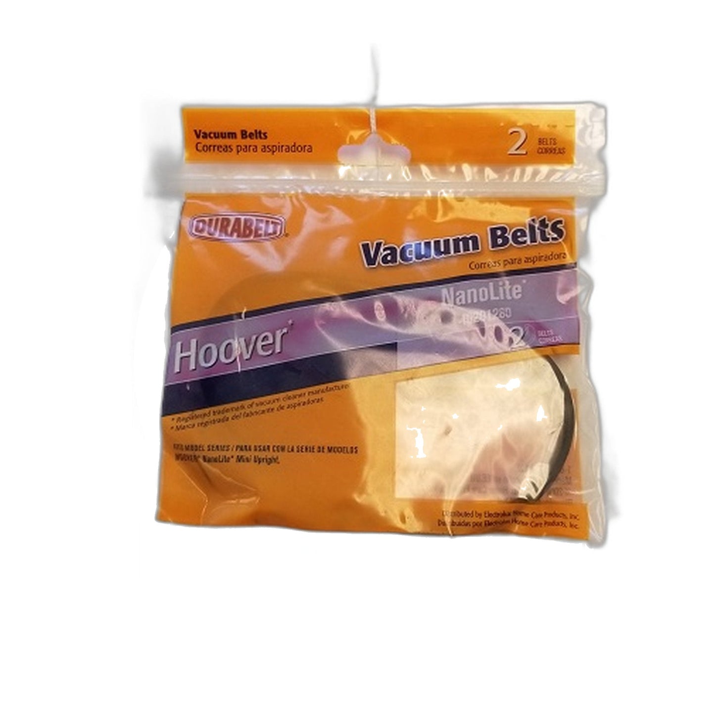 Hoover Nano Lite Vacuum Belt, 2-Pack (Replaces 40201280)