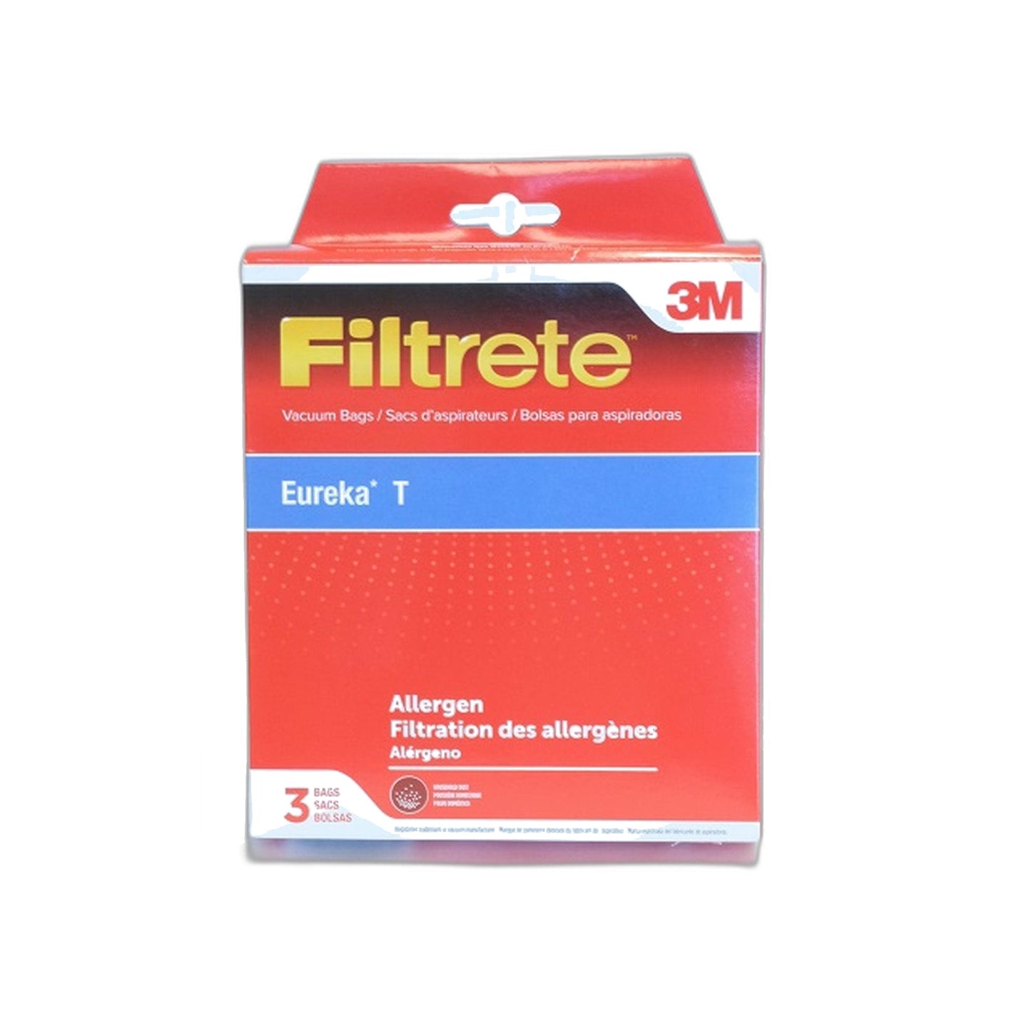 Eureka Type T 3M Filtrete Allergen Vacuum Bags, 3-Pack