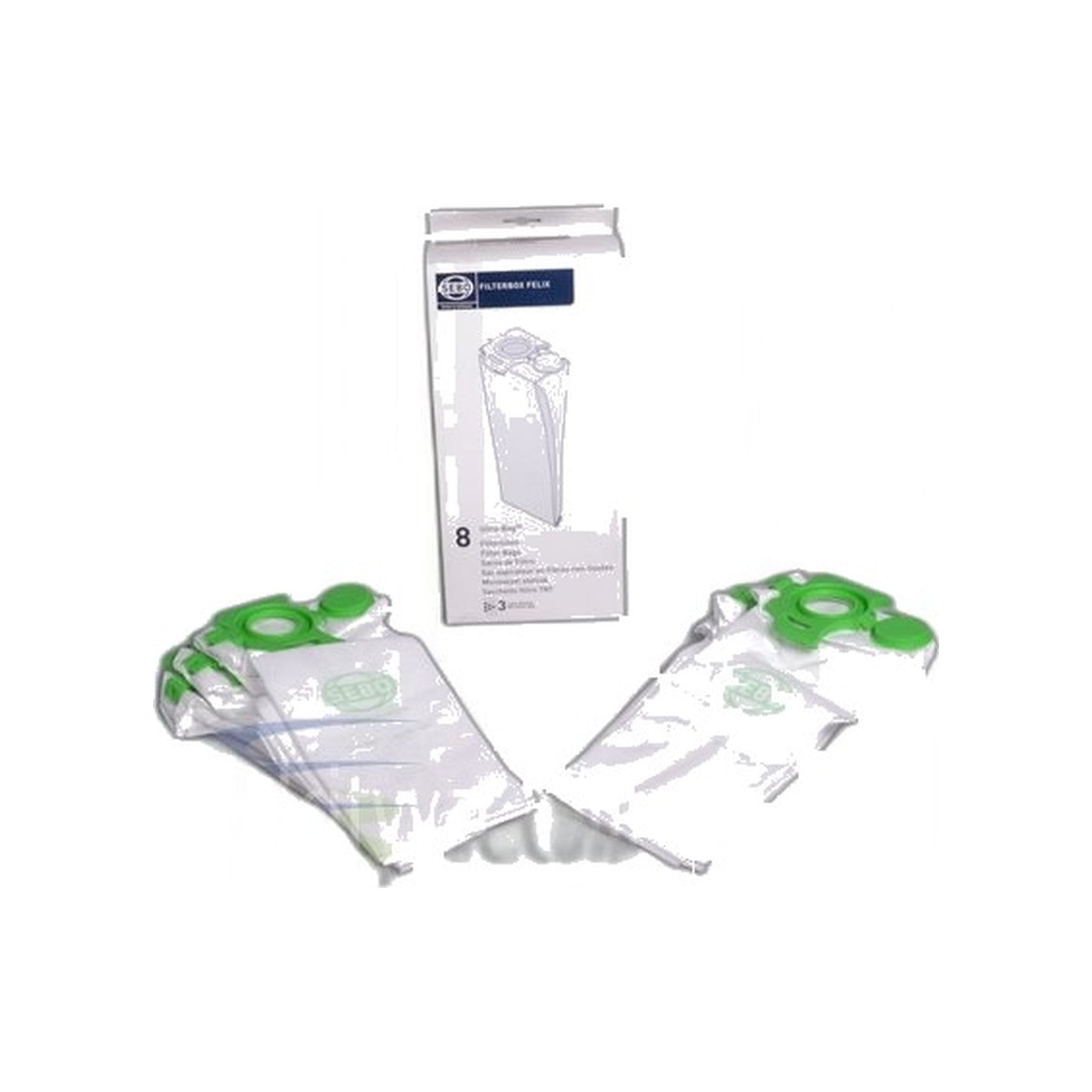 SEBO Felix & Dart Original Cloth Vacuum Bags (8-Pack)
