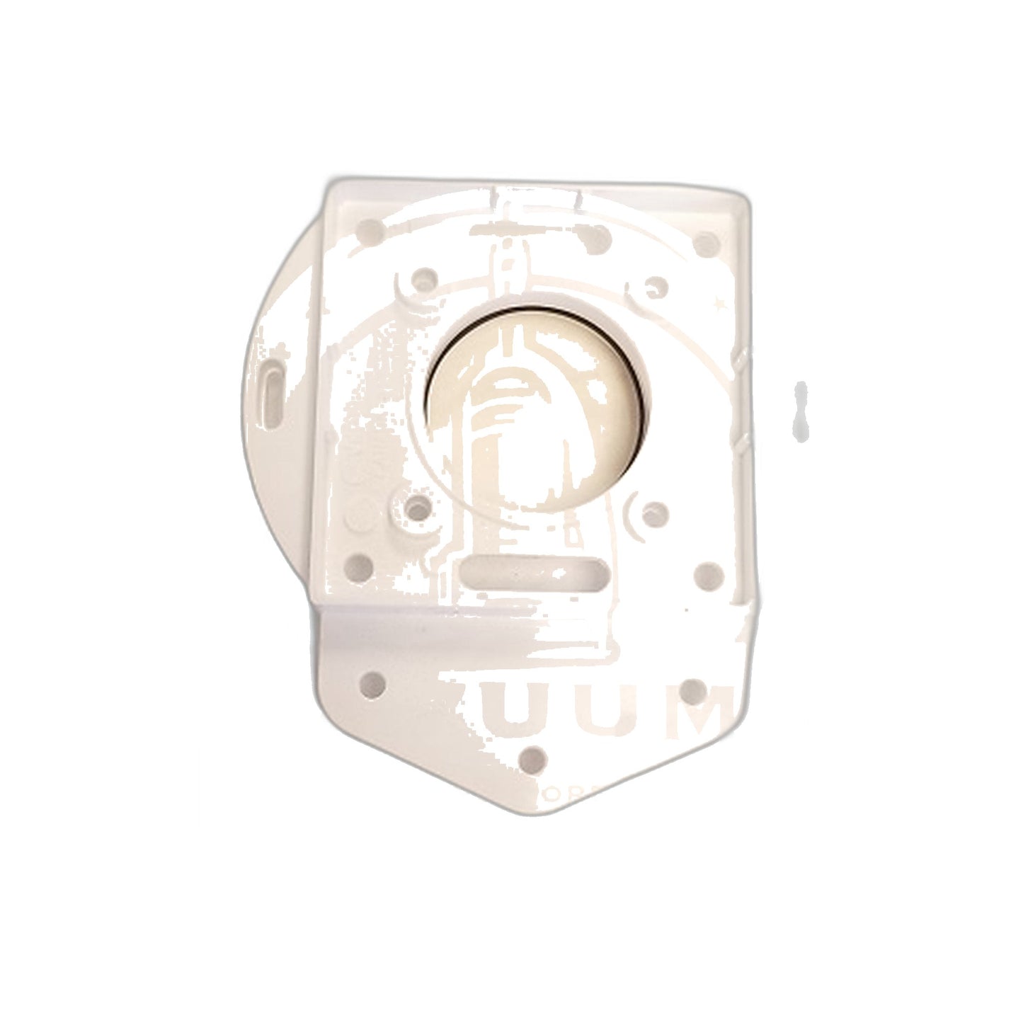 Vaculine ES Inlet Valve Mounting Plate with 3/4" Spigot, White