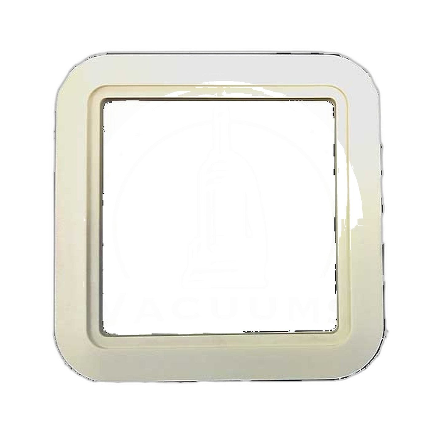 Vaculine ES Central Vacuum Inlet Valve Trim Plate, Almond