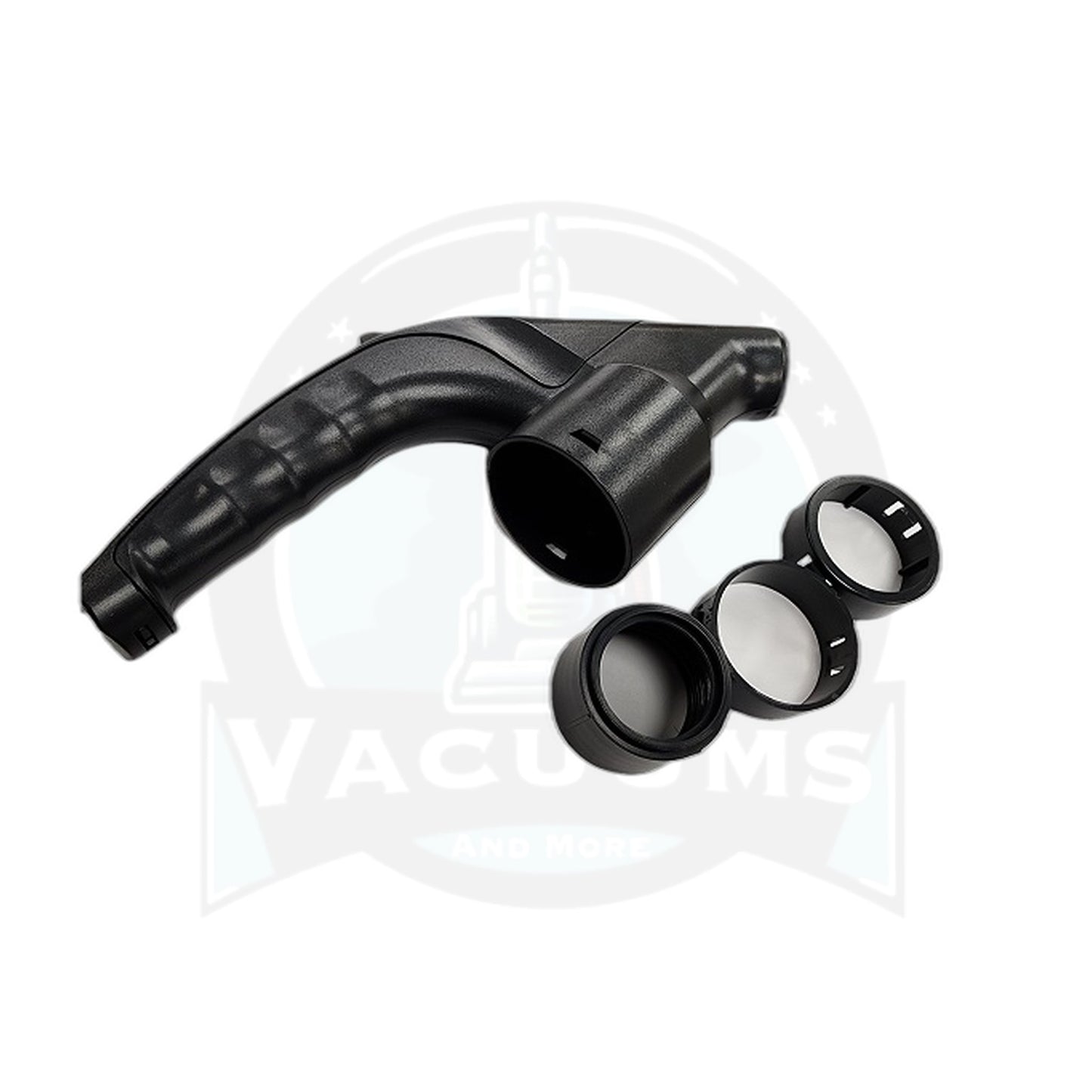 Fit All 1-1/4" Black Plastic Vacuum Hose Handle with FF Stub Tube