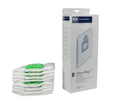 Filter Bag Box E (9-piece carton), 8 bags with caps - SEBO