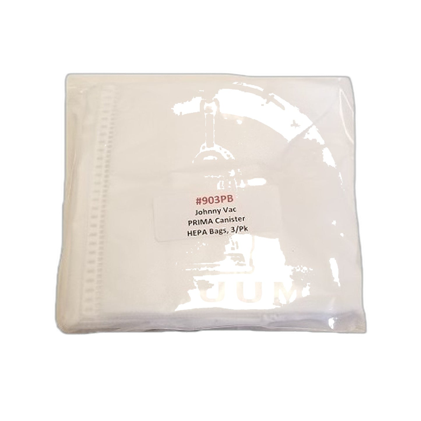 Johnny Vac Prima HEPA Canister Bags, 3-Pack (Fits JV Bee)