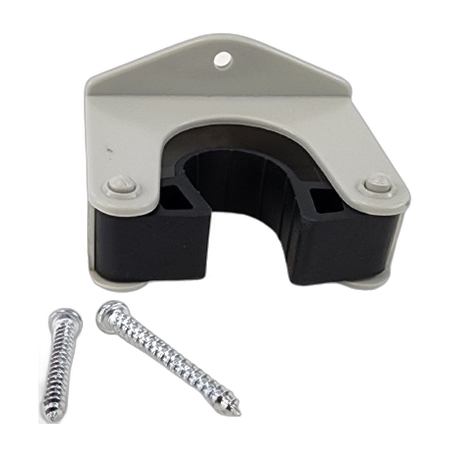 Wall Mount Vacuum Wand Holder with Screws, Pearl - Universal