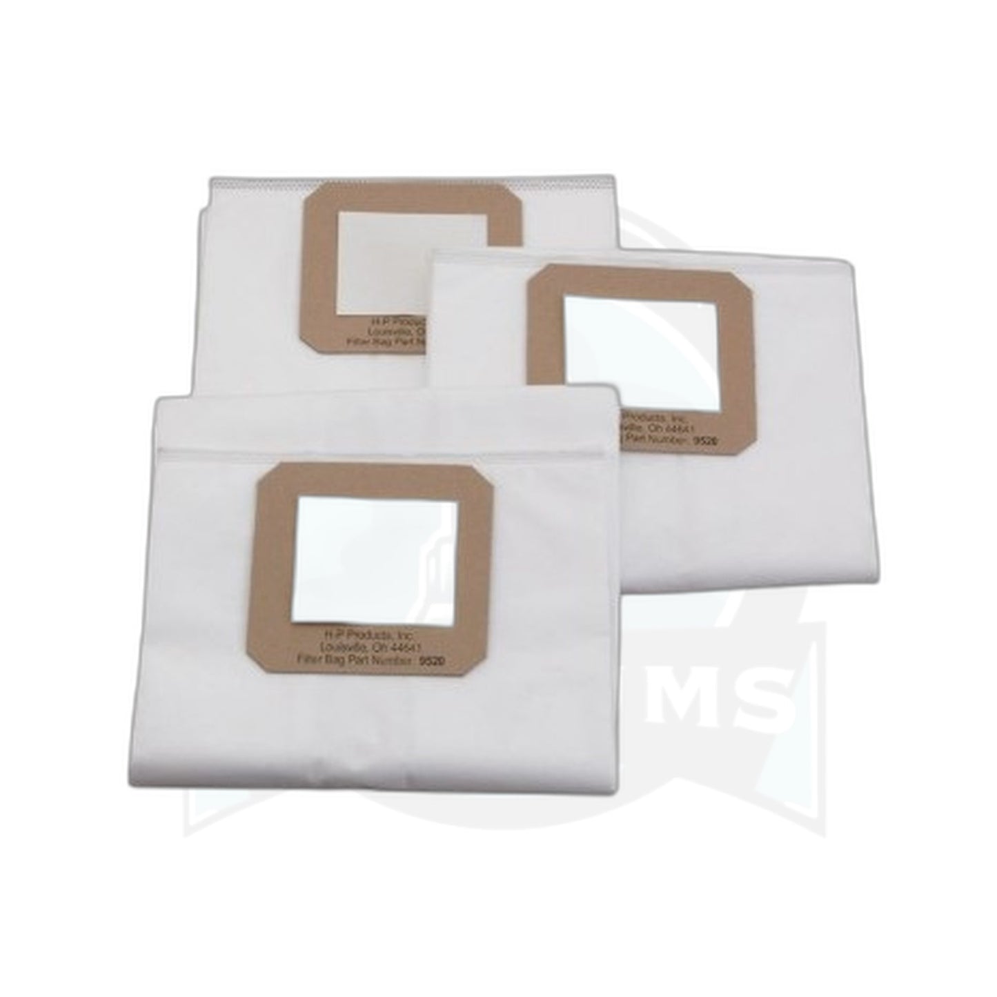 HP Products Maxum CleanShield HEPA Central Vacuum Bags 3-Pack (DB8000, DB5000)
