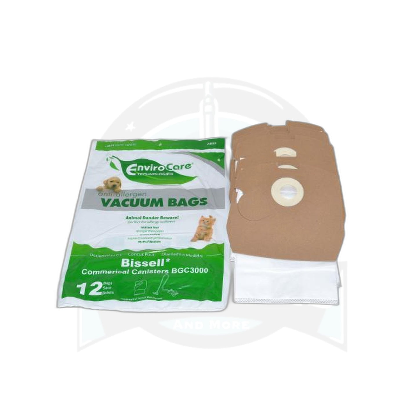 Bissell Paper Bags - Allergen-BGC3000, 12 Pack - Bissell
