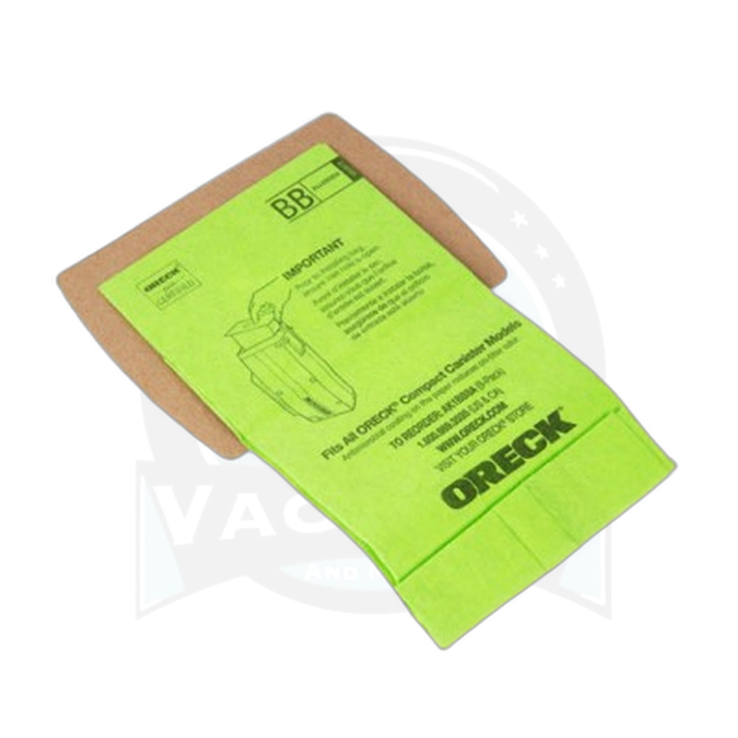 Oreck Buster B Original Paper Vacuum Bags (8-Pack)