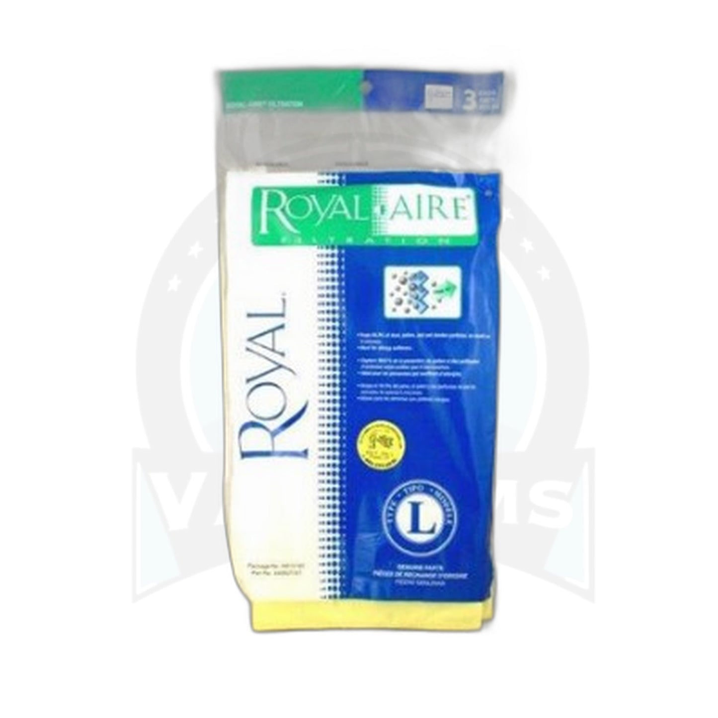 Royal/Dirt Devil Type L Original HEPA Vacuum Bags (2-Pack)