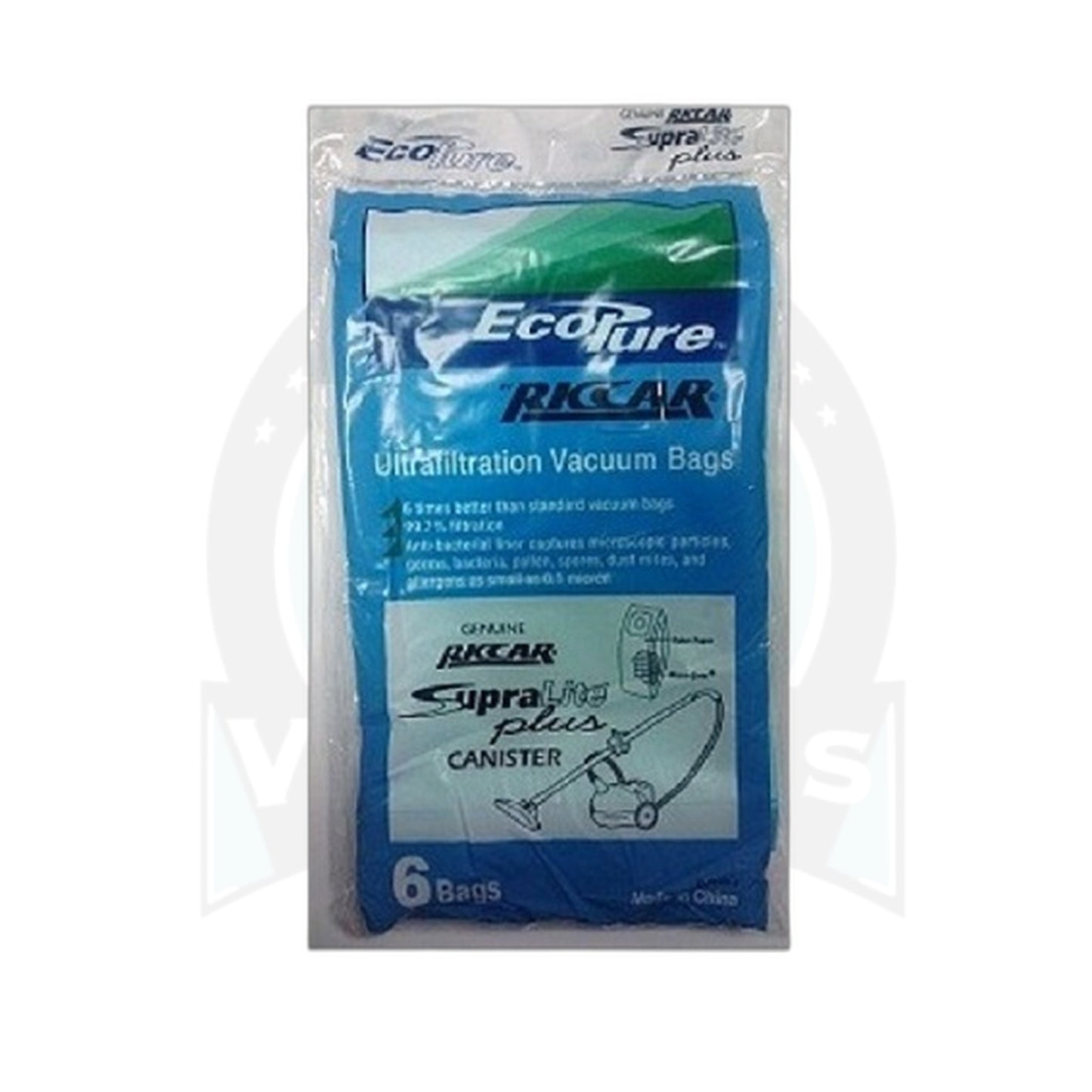 Riccar C15-6 Model 8000 Series Original Ultra Filtration Bags 6-Pack