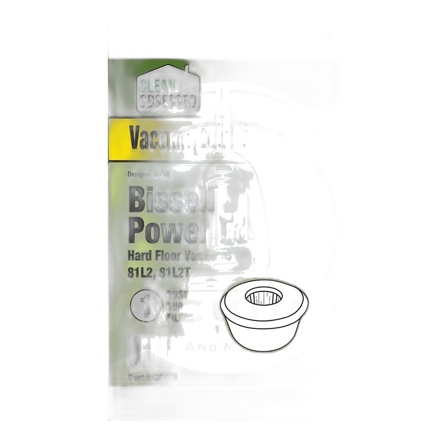 Clean Obsessed Dust Cup Filter for Bissell PowerEdge 81L2 Brooms