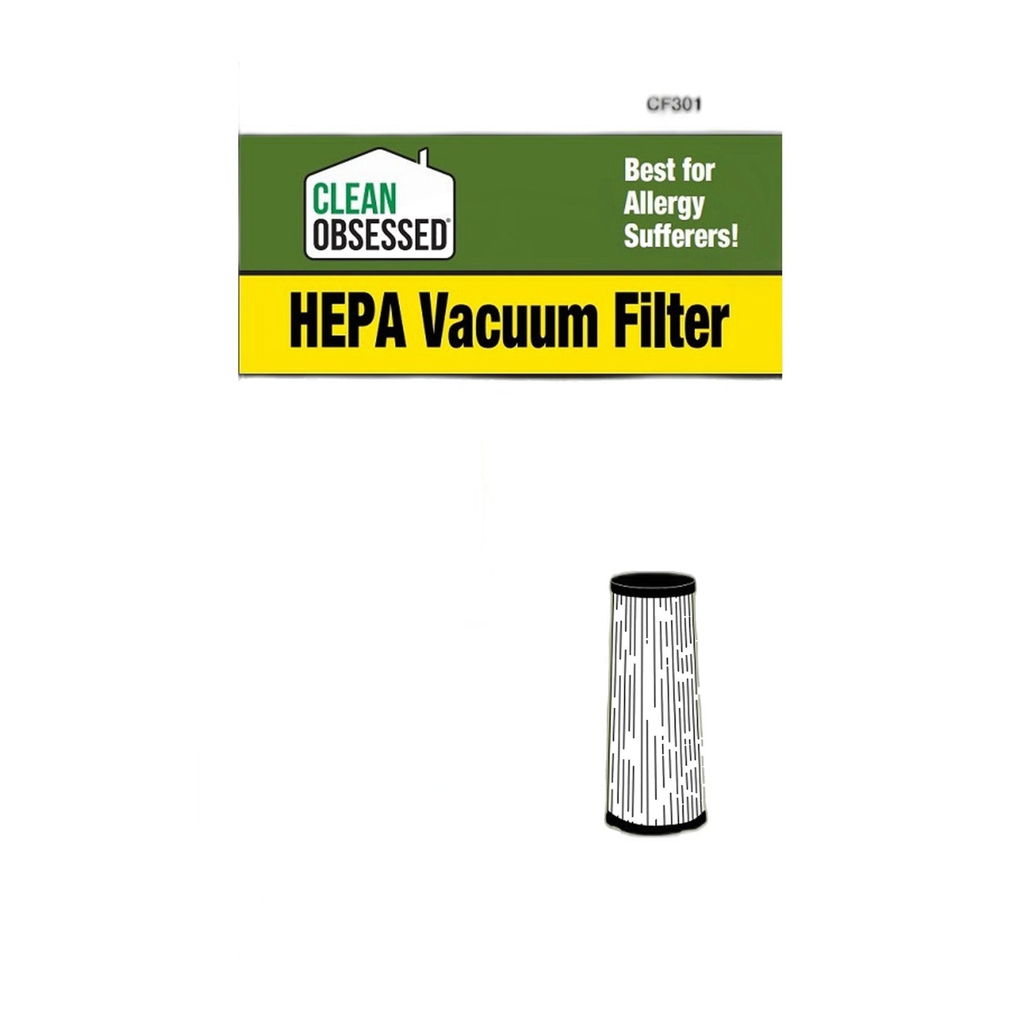 Clean Obsessed F1 Filter for Royal / Dirt Devil Vacuums (Replacement)