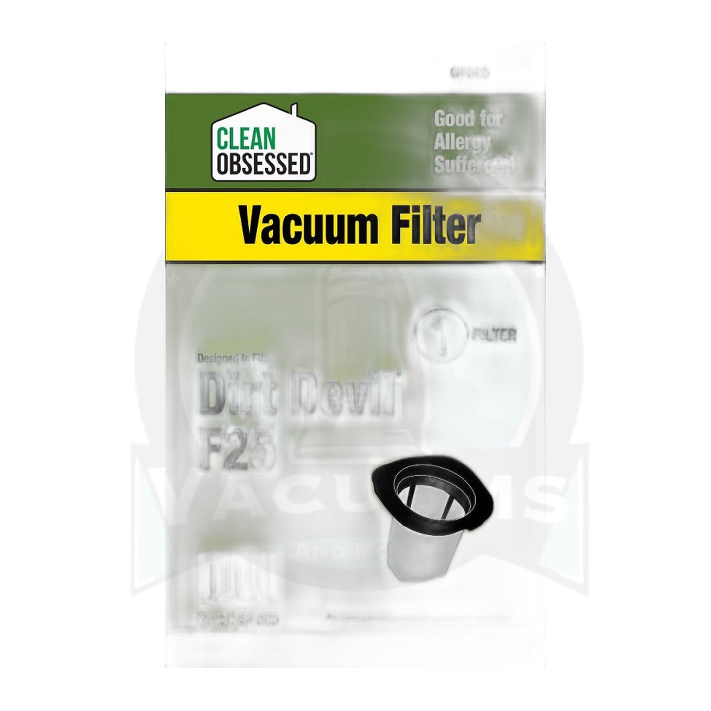 Clean Obsessed F25 Filter for Royal & Dirt Devil Vacuums