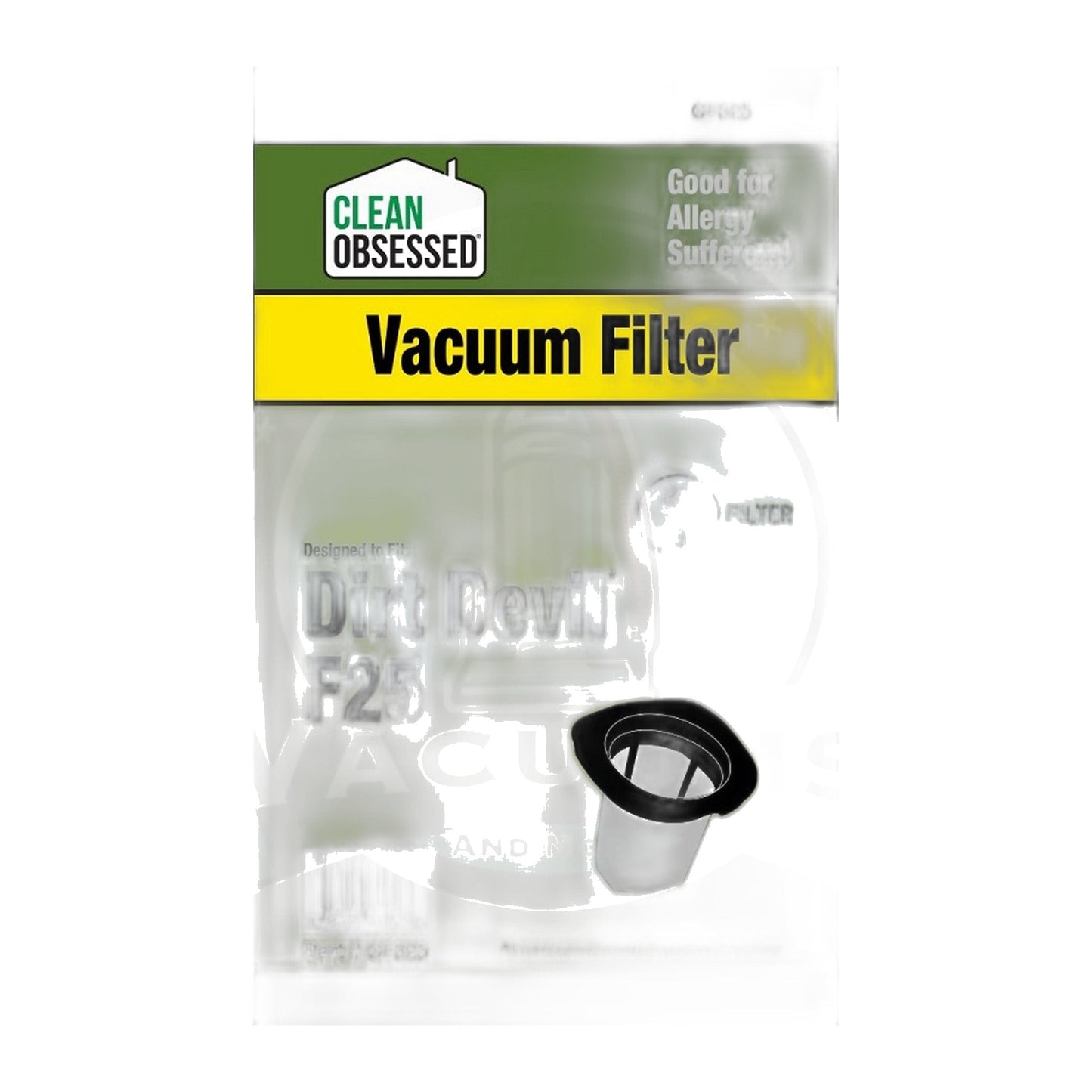 Clean Obsessed F25 Filter for Royal & Dirt Devil Vacuums