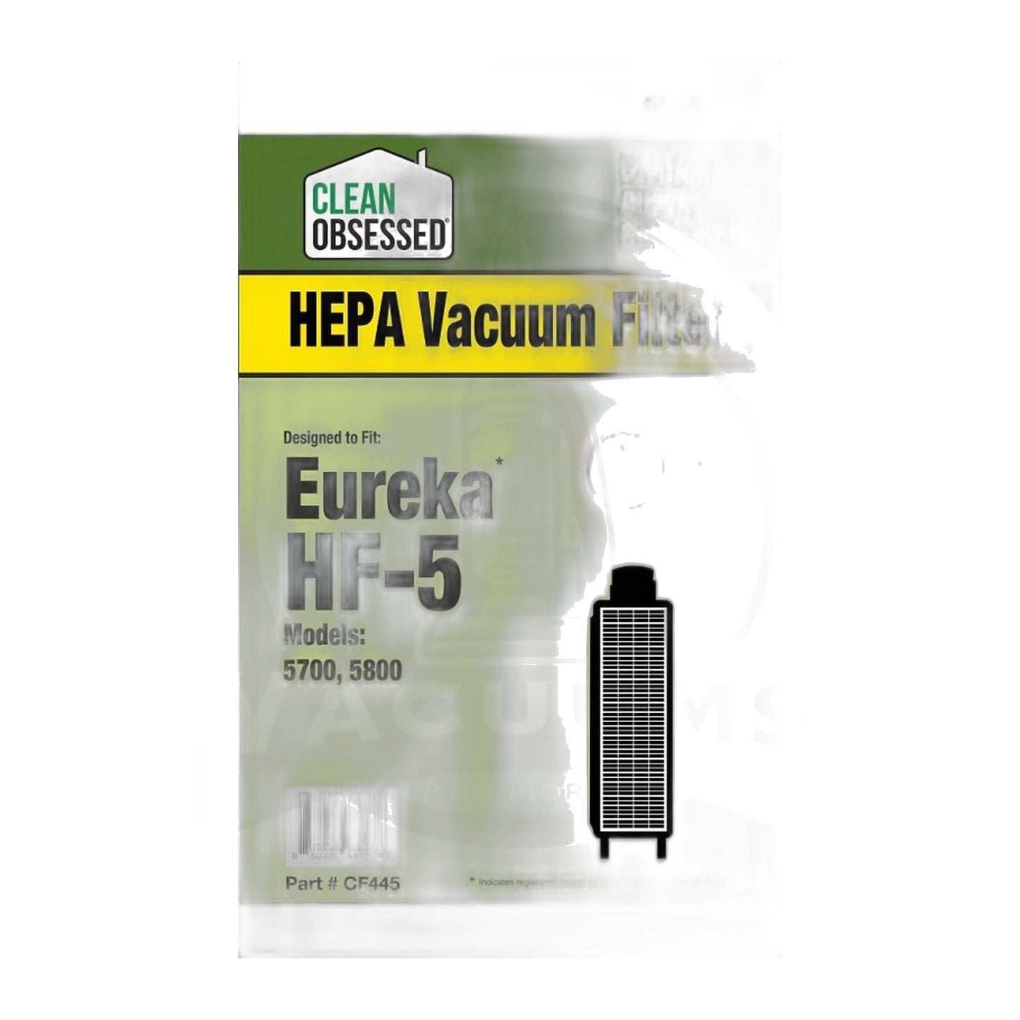 Eureka HF-5 HEPA Filter for 5700/5800 Lite Speed & Sanitaire