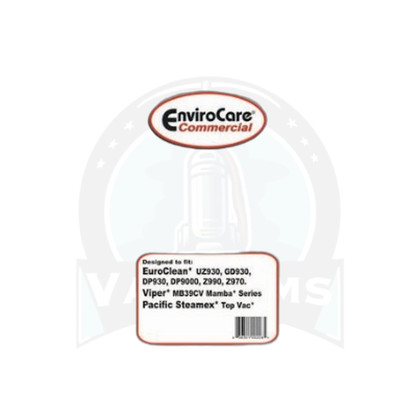 Euroclean Enviro 2-Ply Micro Paper Vacuum Bags, 10-Pack