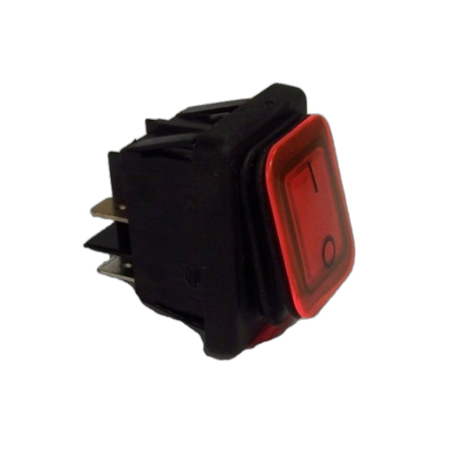 Johnny Vac AS6 Red Power Switch / Rocker Switch (Part #JV2506252)