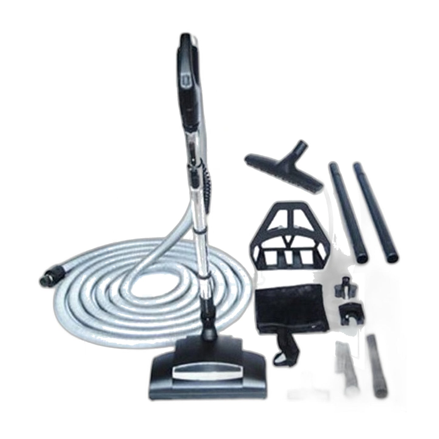 Wessel-Werk Chateau 30' Central Vacuum Kit, Silver Hose, EBK340