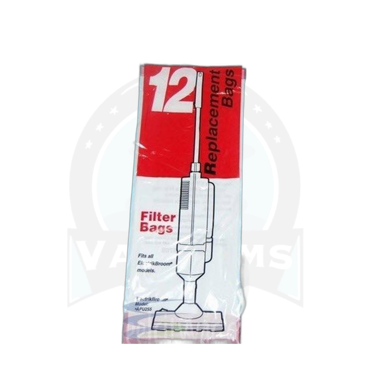 Oreck Type R Vacuum Bags for Broom & Regina Vacs (12-Pack)