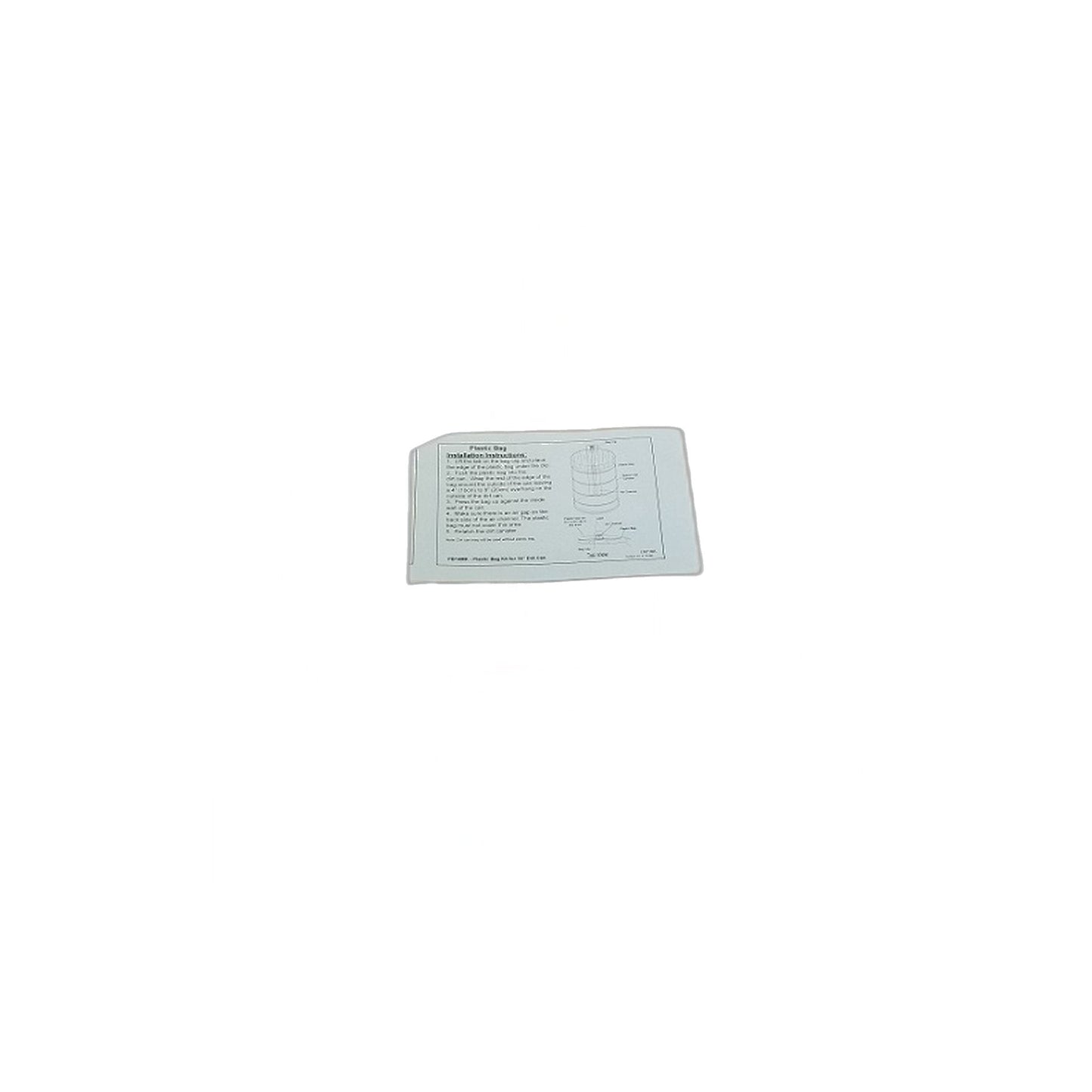 VacuMaid PB-14MK 14" Plastic Can Liner Bags for Central Vacuums, 4-Pack
