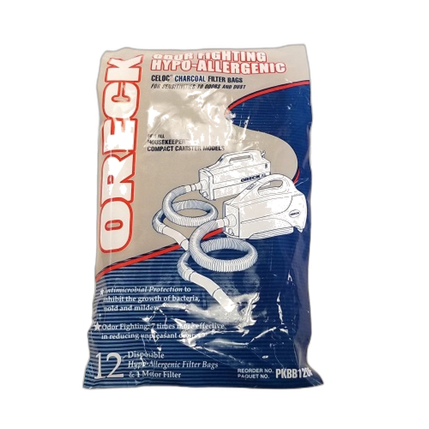 Oreck Buster B Charcoal Odor-Eliminating Bags (12-Pack)