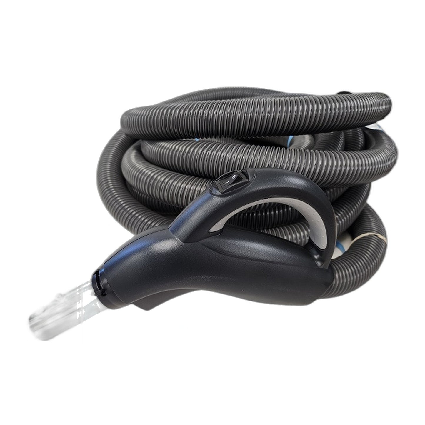 Progression Handle 30 ft Low Volt Button-Lock Central Vacuum Hose