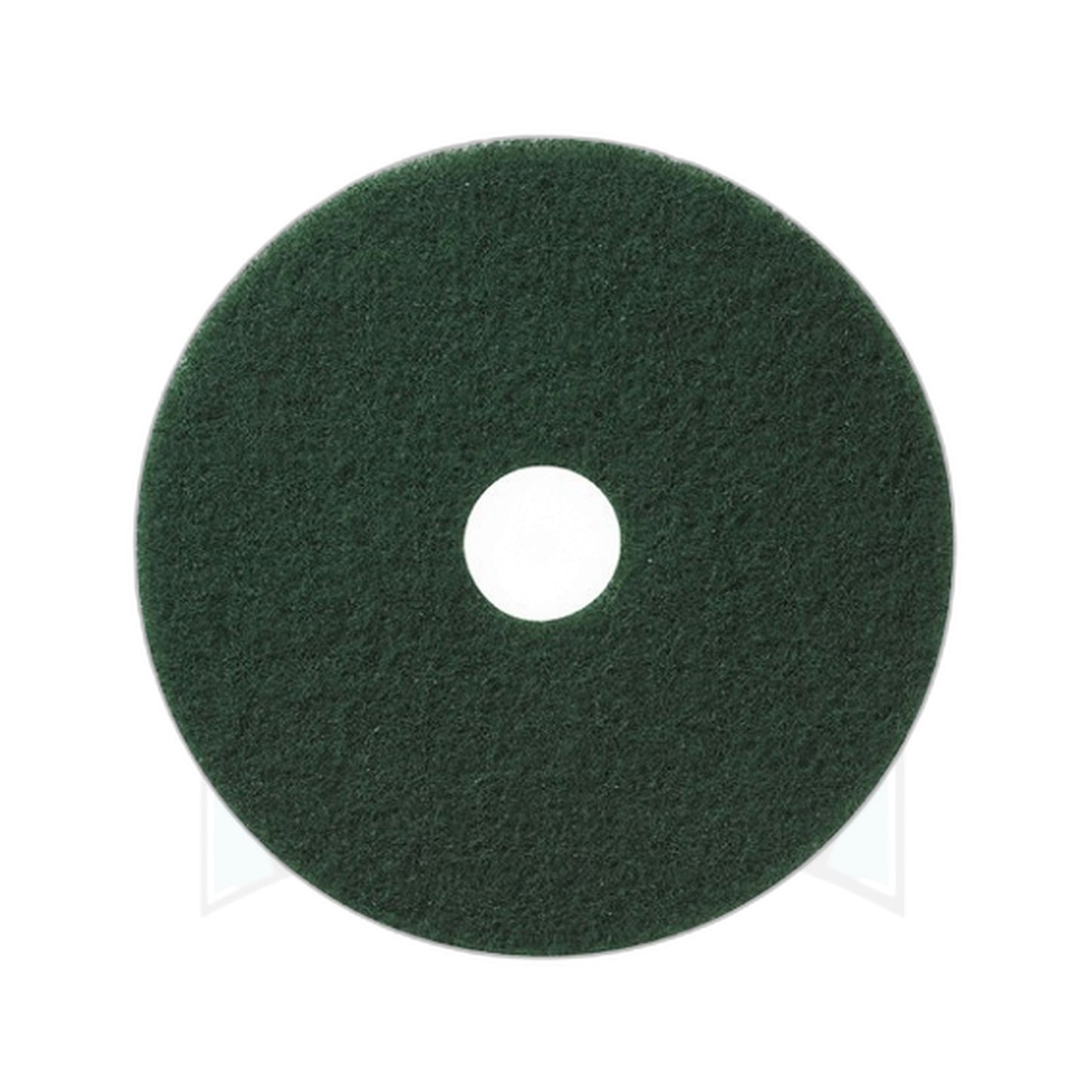 17" Green Scrub Floor Pads for Rotary Buffers