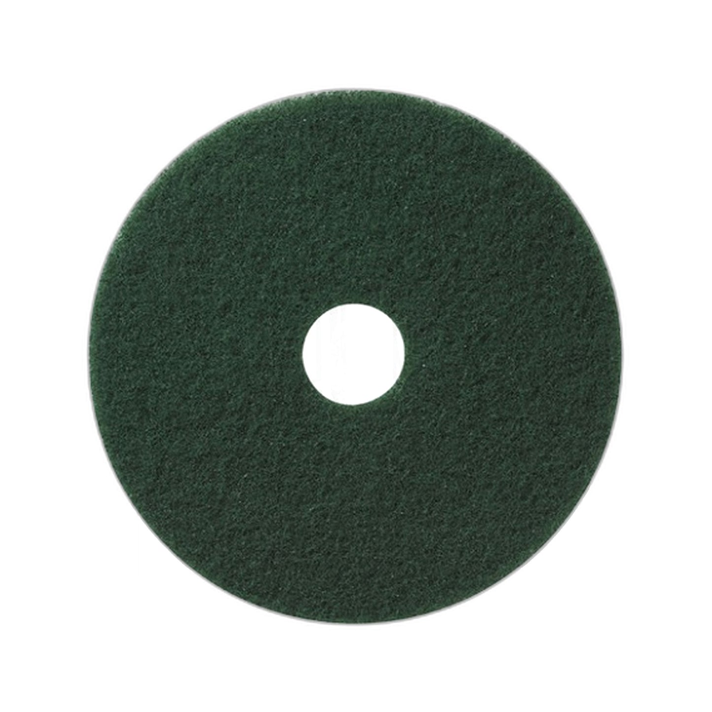 17" Green Scrub Floor Pads for Rotary Buffers
