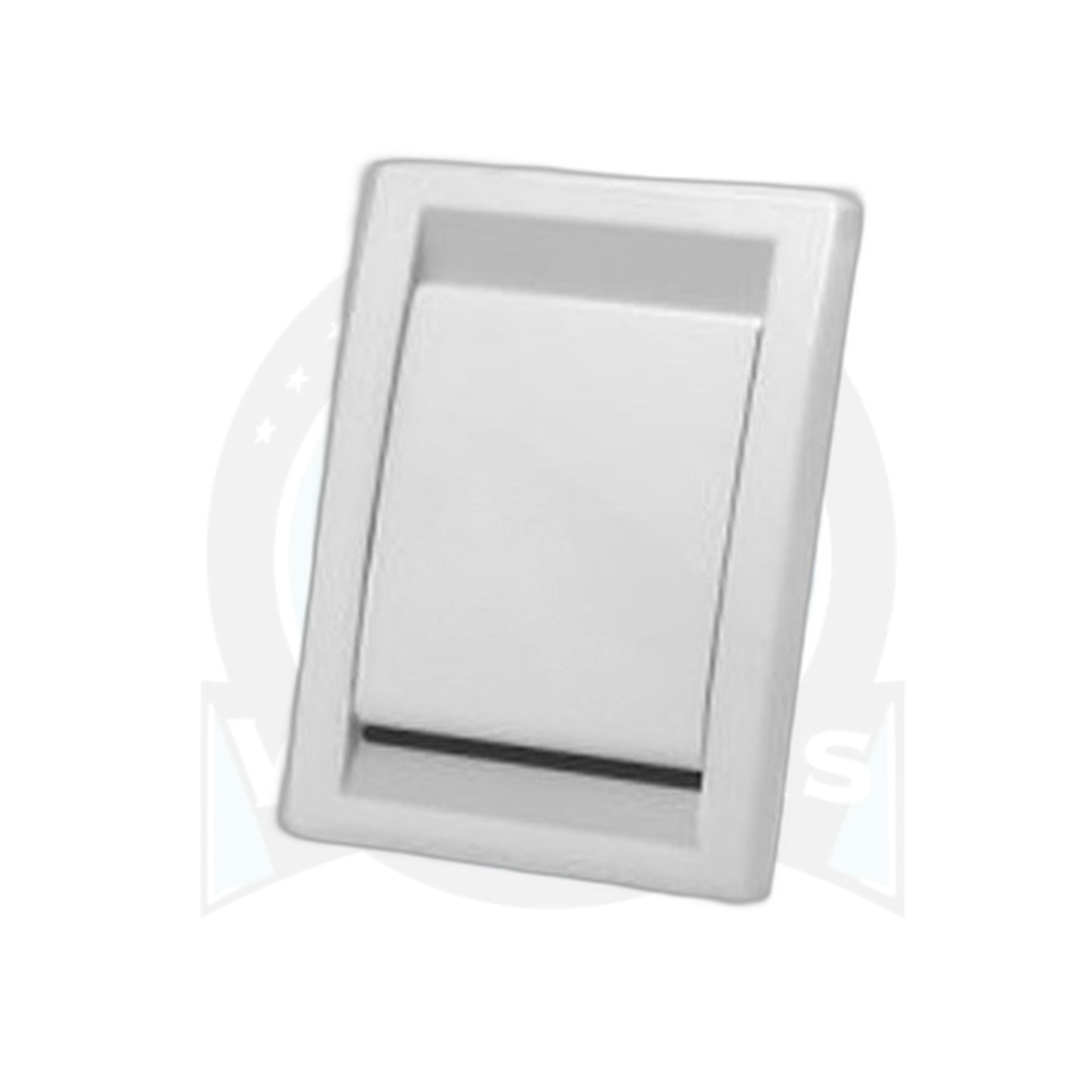 Deco Central Vacuum Inlet Valve, Gray - Wall Suction Port