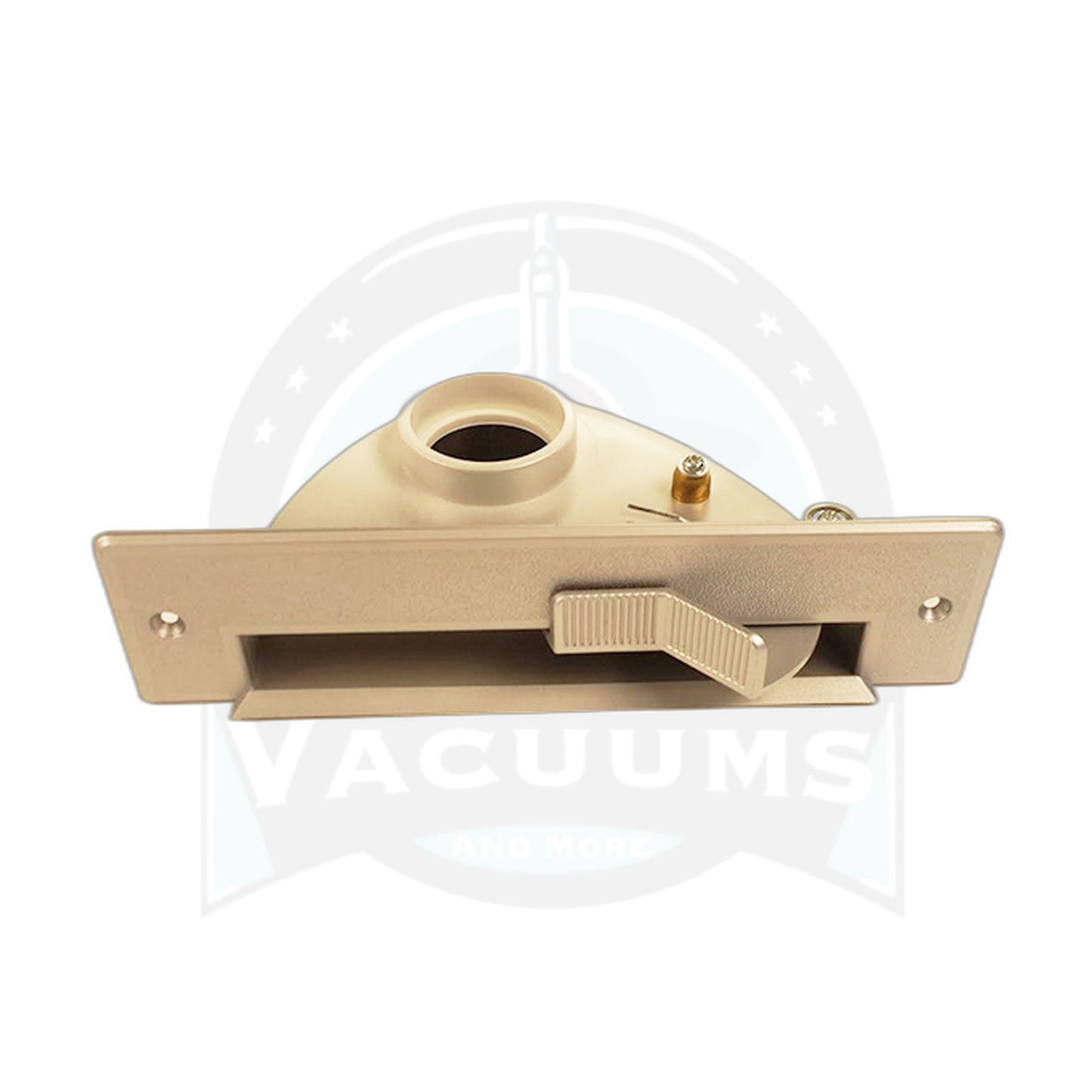 Vac N Clean VacPan Silver Toe-Kick Sweep Inlet