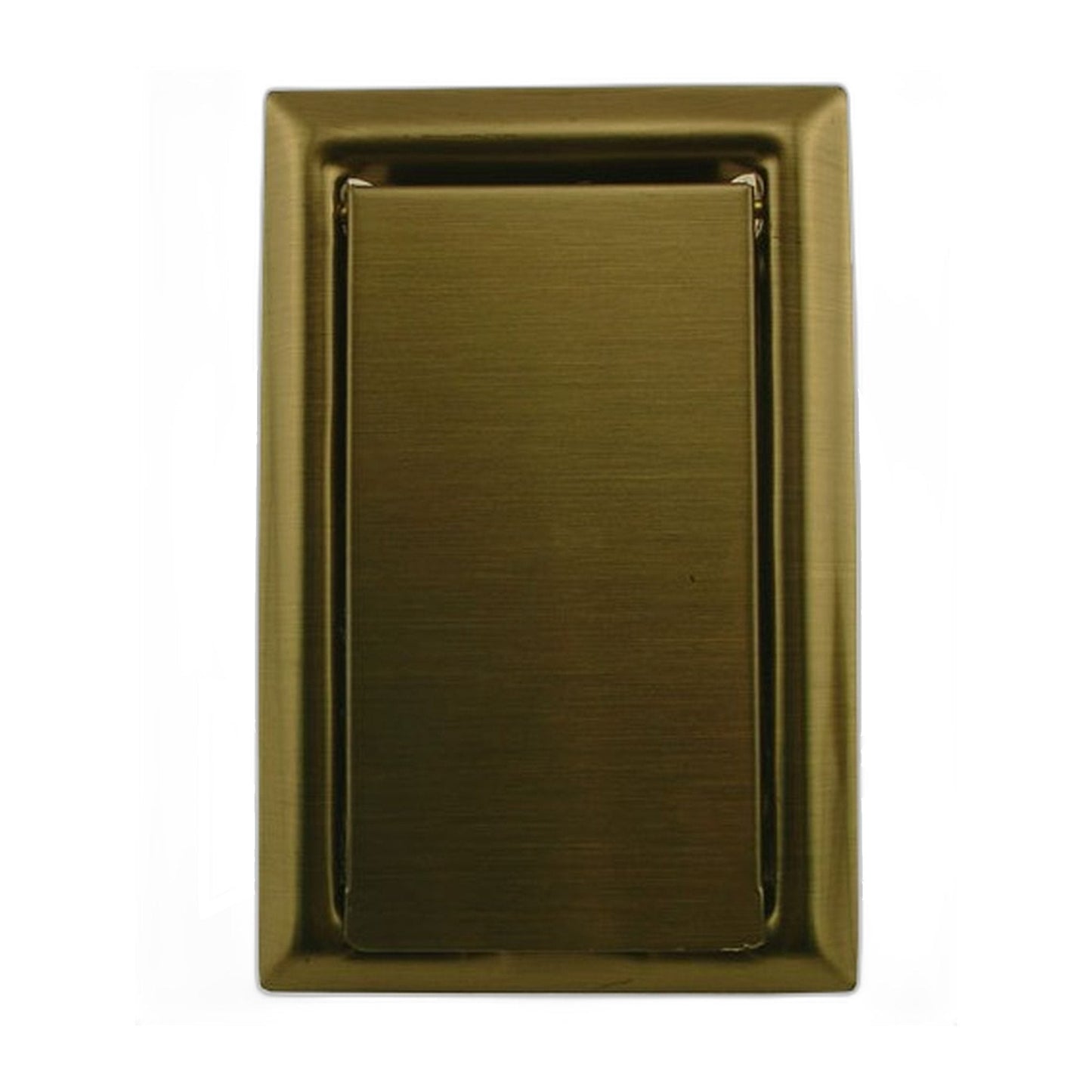 VacuMaid Brushed Brass Metal Inlet Valve with Low-Volt Pin Jacks