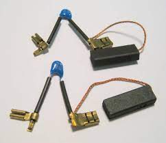 Carbon Brush Set w/capacitor Brush M. (for 3049ER, motor with pulley), for duo - SEBO