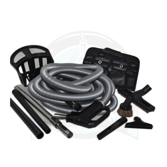 Fit All Central Vacuum Kit - 35 Ft Low Voltage Hose