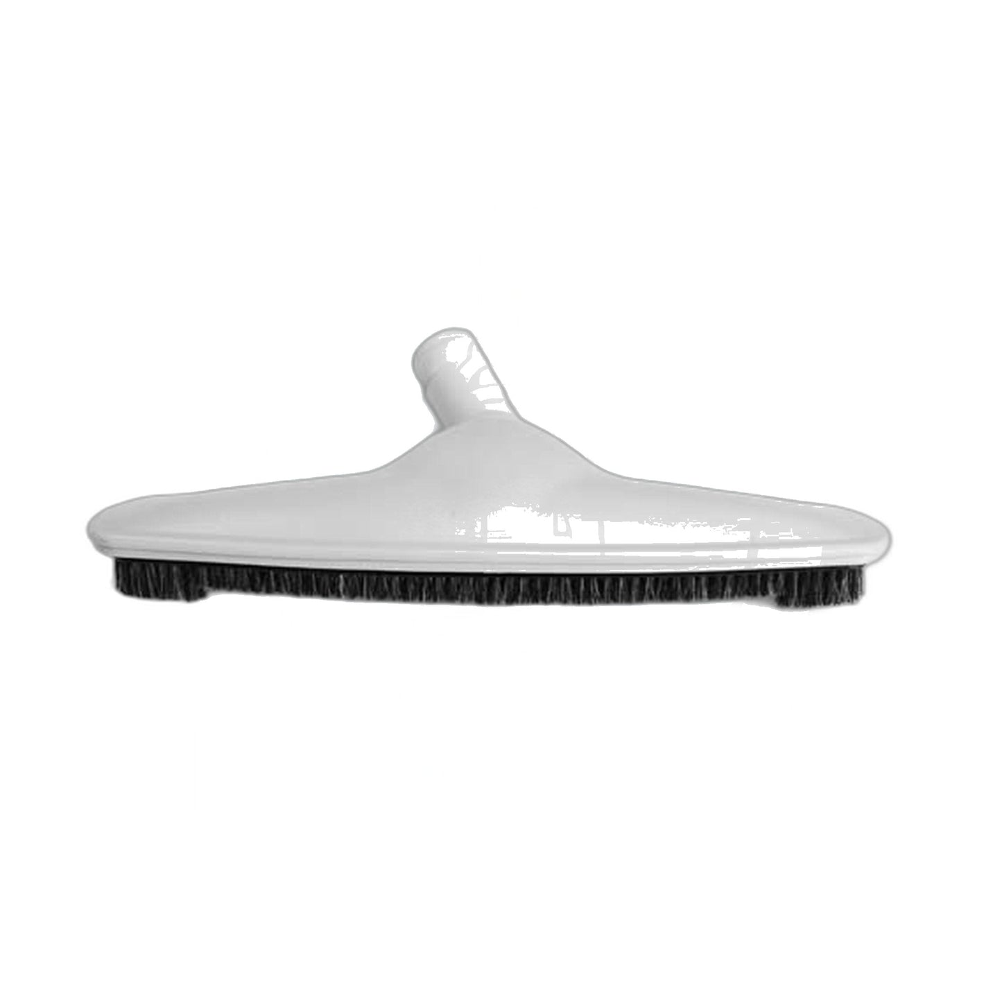 Universal 1-1/4" Premium 12" Floor Brush, Natural Bristle, Light Grey