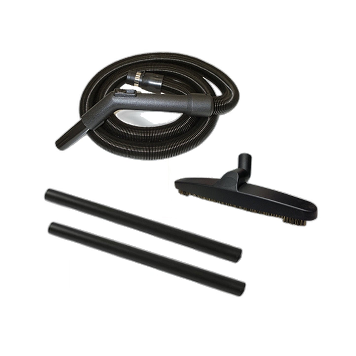 30' x 1-3/8" Bare Floor Central Vacuum Attachment Kit, 4-Pc Tool Set