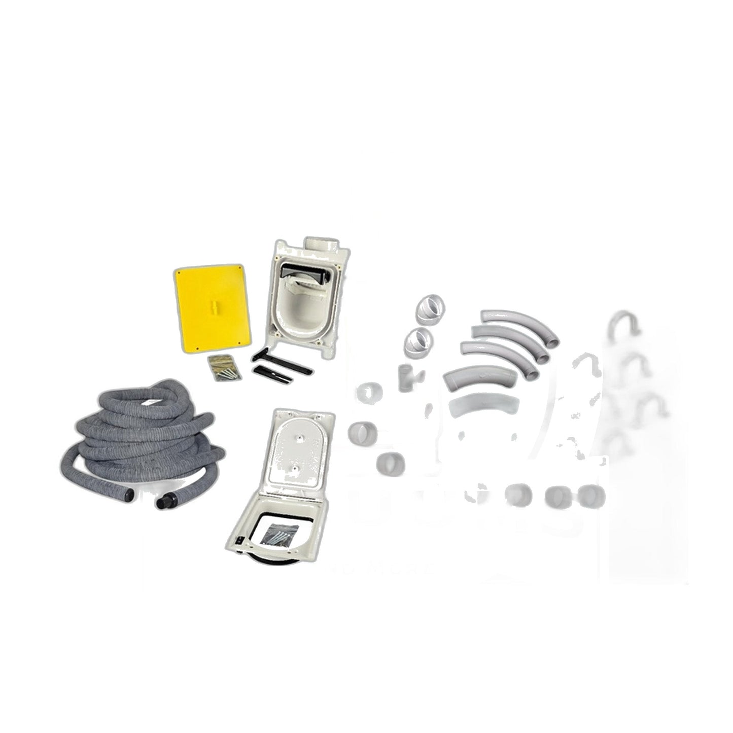 Hide-A-Hose 50 ft Sock Hose & 6000 Series Valve Install Kit