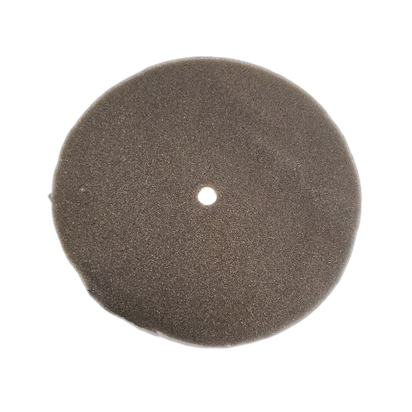 Universal Round Foam Vacuum Filter, 6" Dia. x 1/8" Thick, 3/8" Center Hole