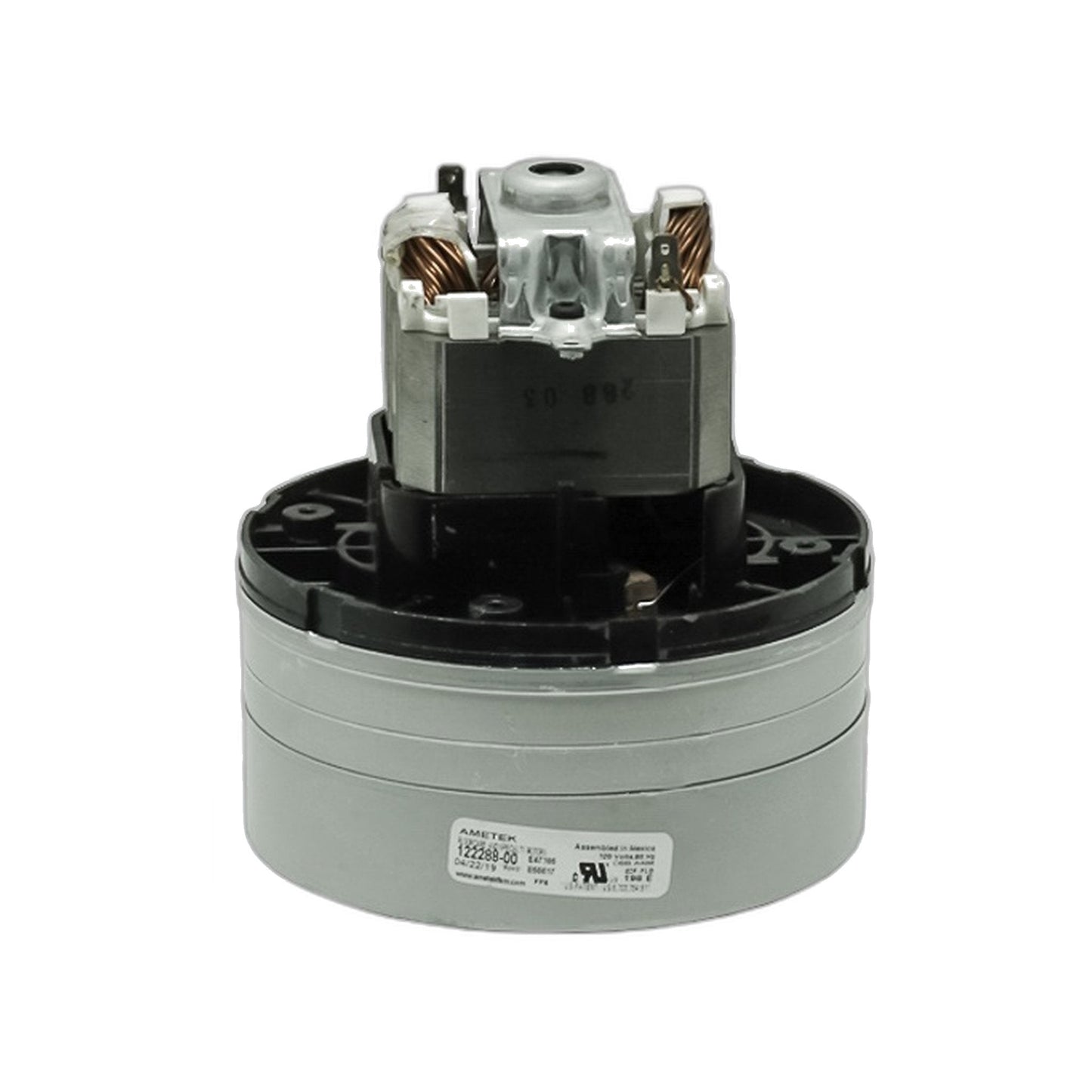 Johnny Vac Lamb 5.7" 2-Stage Central Vacuum Motor, Powerlux/Condolux