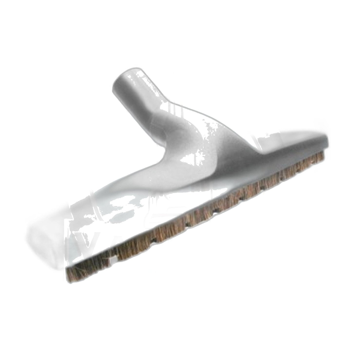 Wessel-Werk D320 12-1/2" Floor Brush, 1-1/4" Fit, Light Grey/Wheels